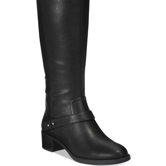 W226 Easy Street Black Jewel Riding Boots  - 6.5 W - Picture 1 of 5